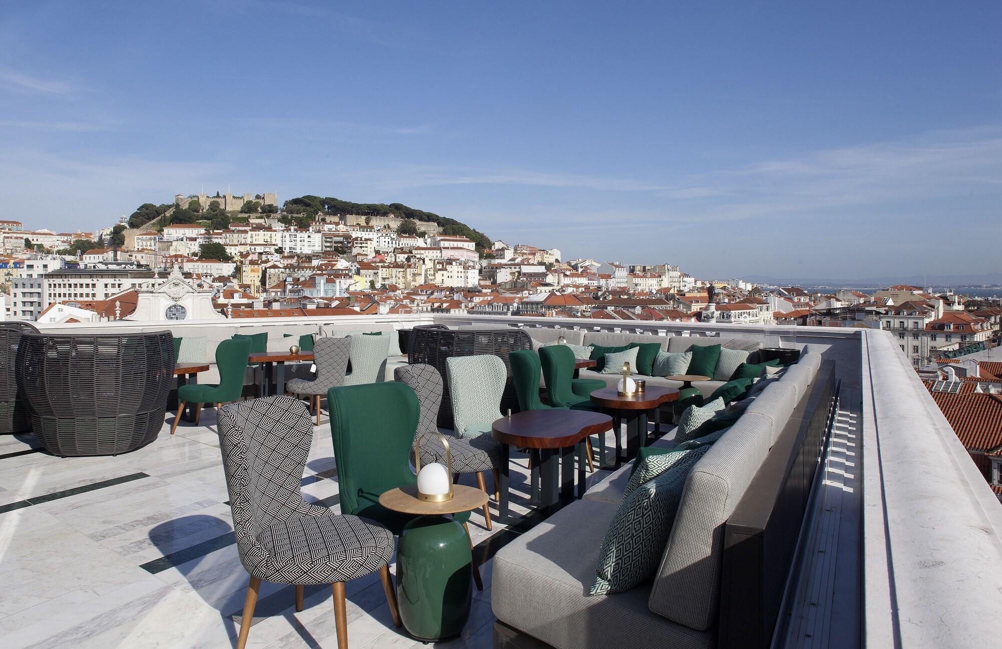 فندق Altis Avenida Lisboa المظهر الخارجي الصورة Rooftop bar