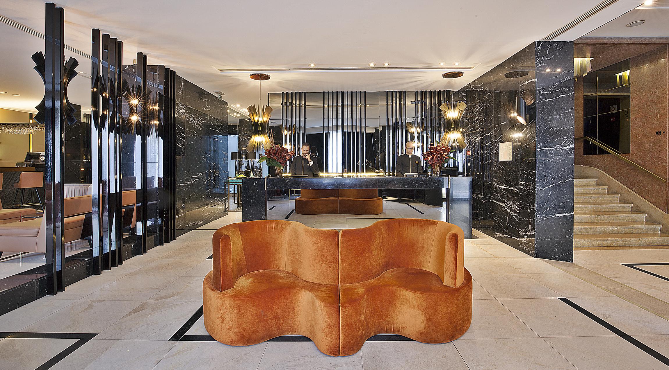 فندق Altis Avenida Lisboa المظهر الخارجي الصورة The lobby of the hotel